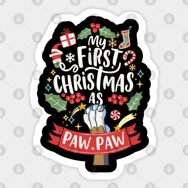 My First Christmas Sticker by Cheeky BB